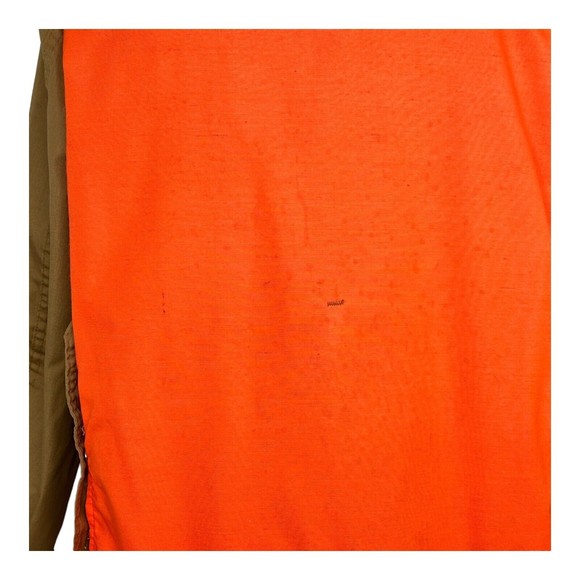 CHIEF quilted vtg duck-hunting coat Large camping jacket 1960s water-repellent - Picture 6 of 7